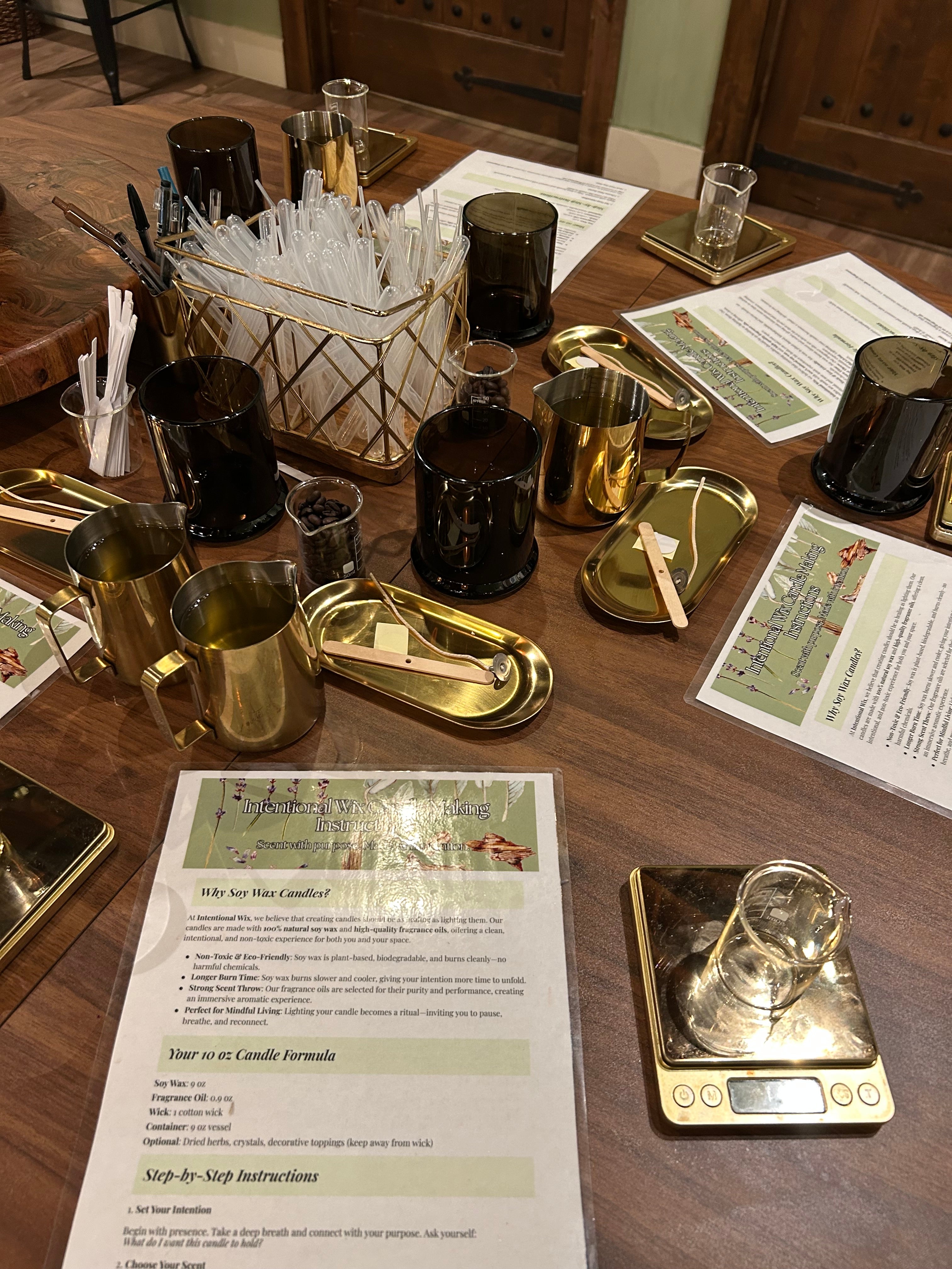 Intentional Candle Workshop