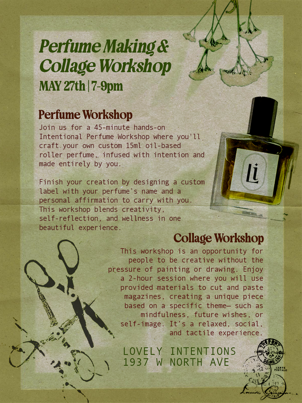 Perfume & Collage Workshop