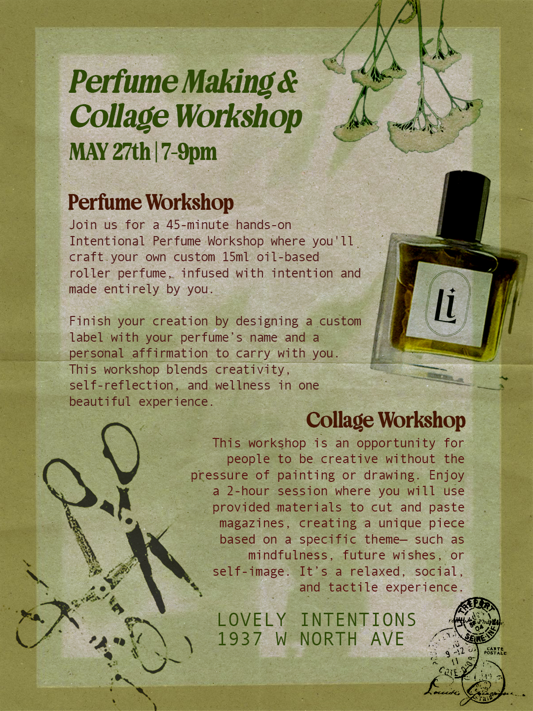 Perfume & Collage Workshop