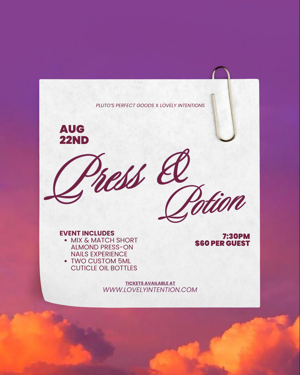Press & Potion