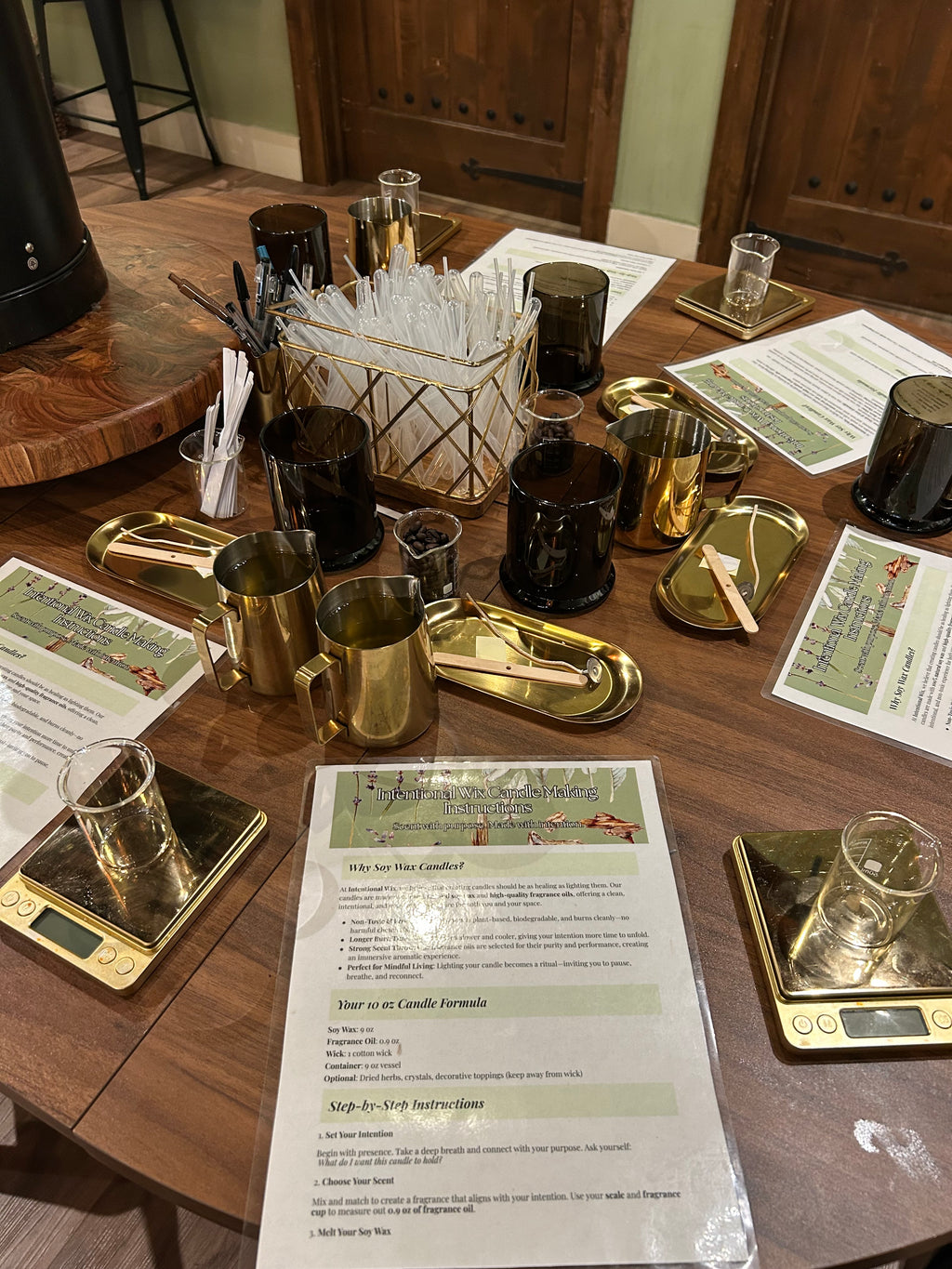 Candle & Keychain Workshop Package