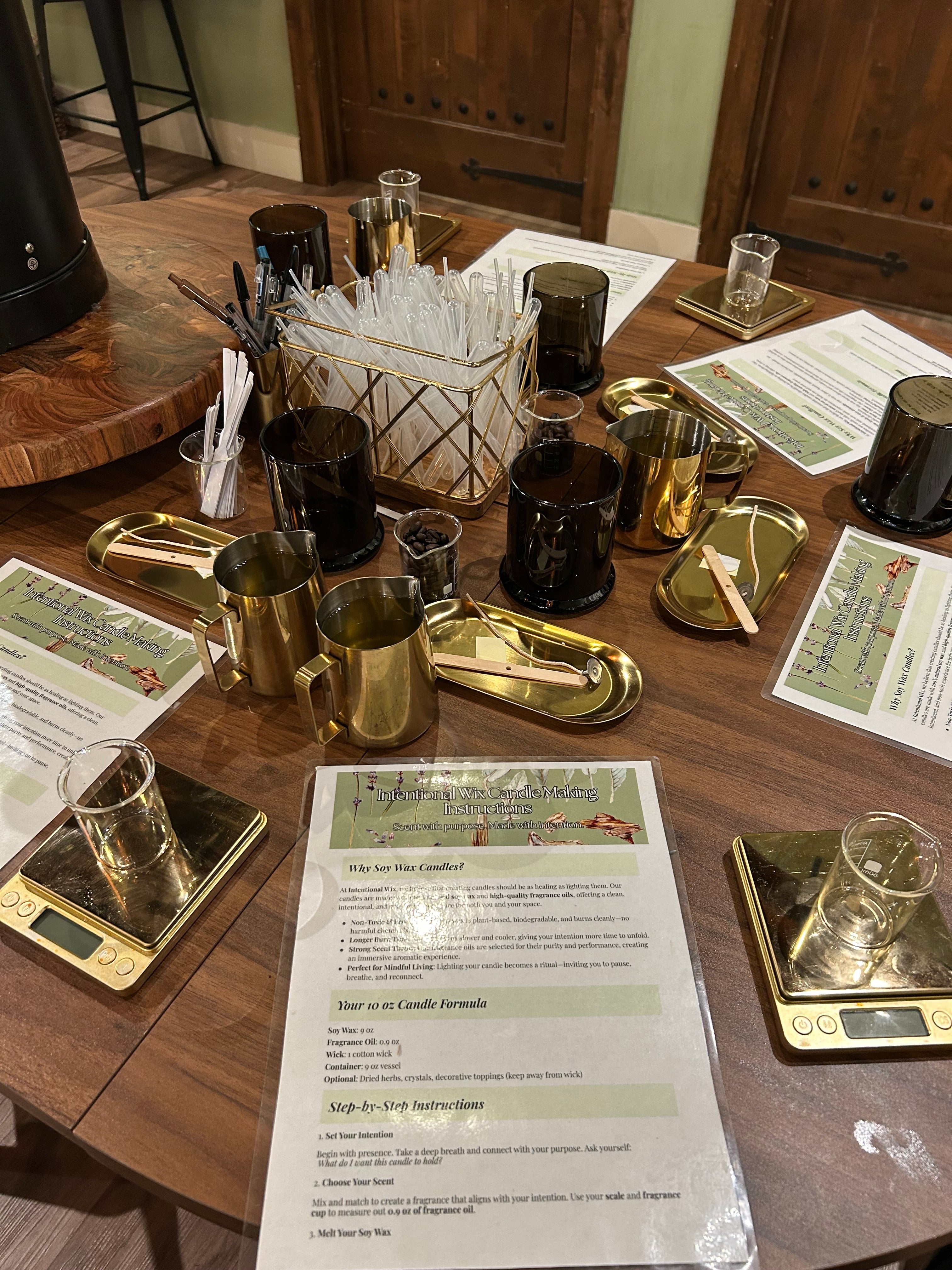 Candle & Keychain Workshop Package