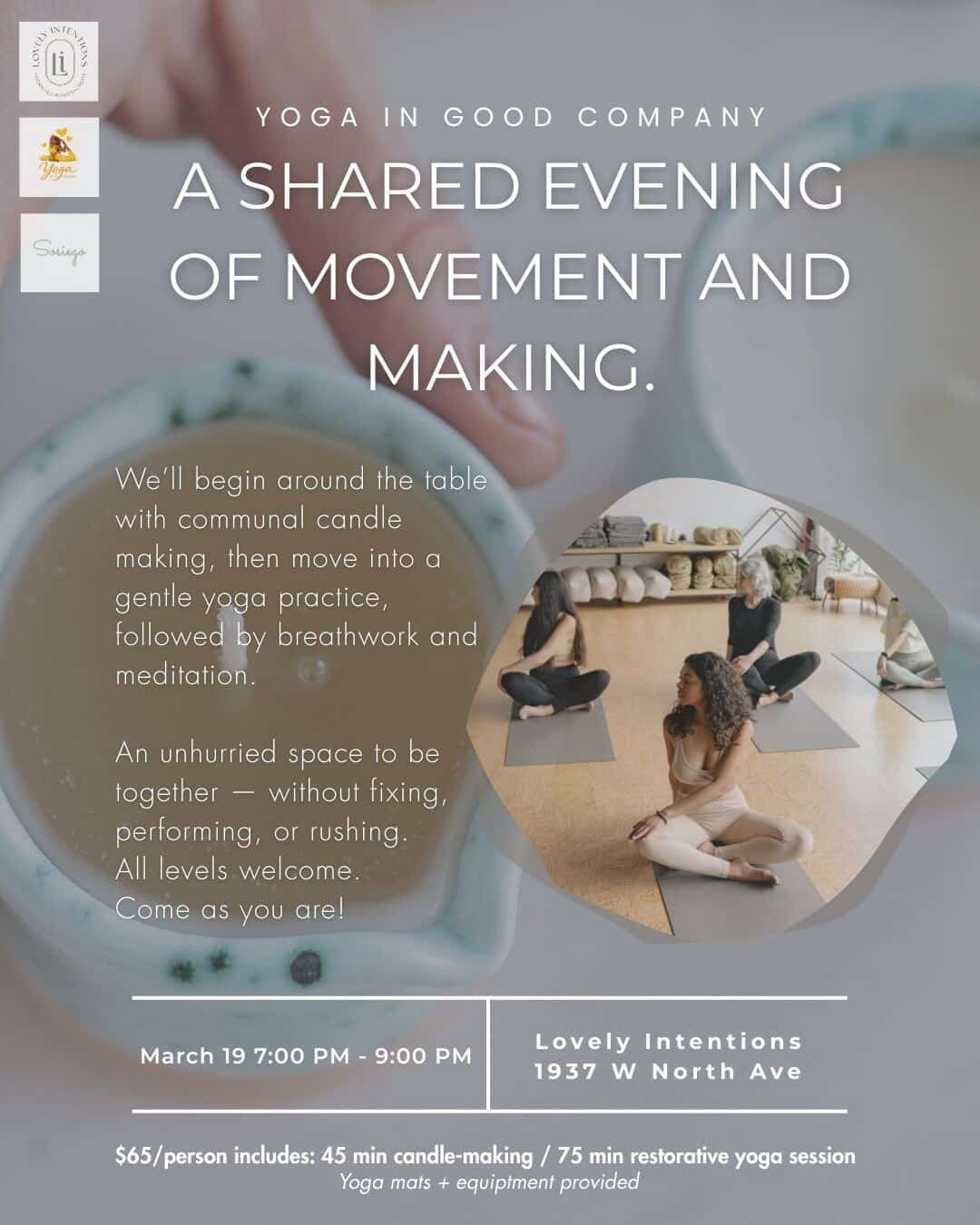 Yoga & Candle Making