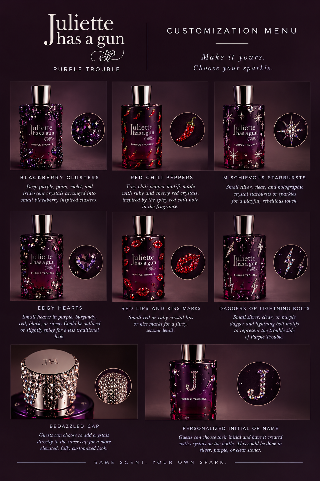 Juliette Has a Gun - Purple Trouble Bedazzling Event